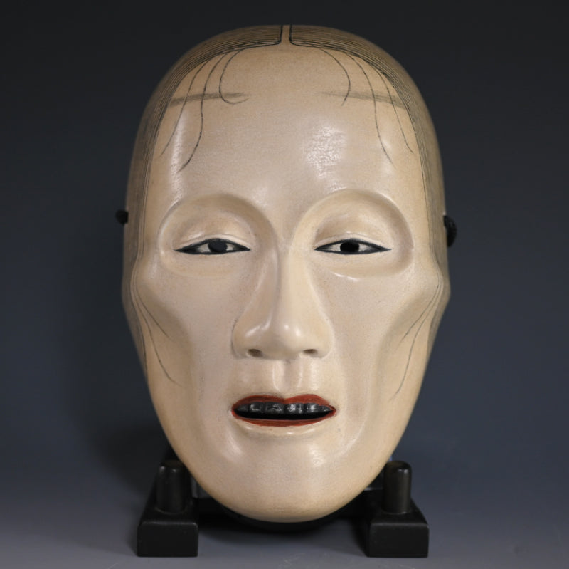 Onna Noh Mask named “Ryojo Komachi / 籠城 小町”