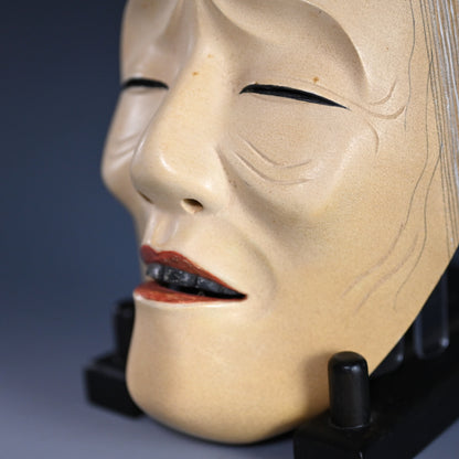 Onna Noh Mask named “UBA” which means an old woman ー"姥"