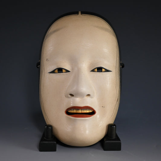 Traditional Japanese Female Noh Mask, “DEIGAN / 泥眼”