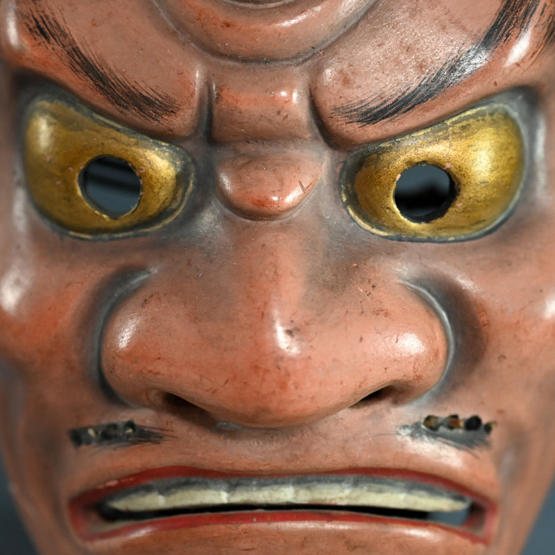 Otherworldly Noh Mask named “BESHIMI / 癋見”