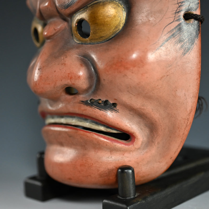 Otherworldly Noh Mask named “BESHIMI / 癋見”