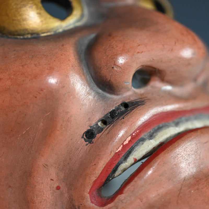 Otherworldly Noh Mask named “BESHIMI / 癋見”