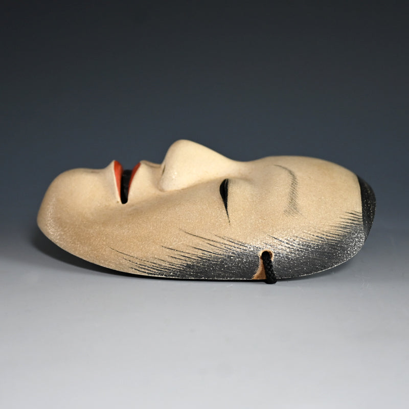 Japanese Noh Mask, The Blind Prince SEMIMARU / 蝉丸