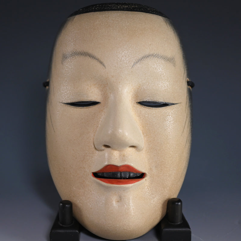 Japanese Noh Mask, The Blind Prince SEMIMARU / 蝉丸