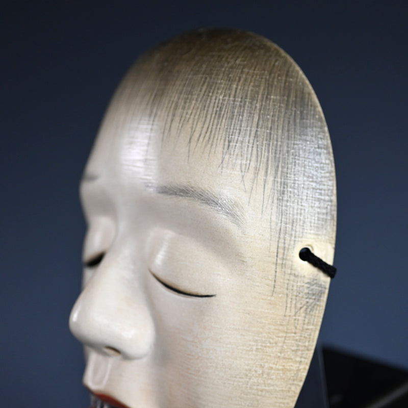 Otoko Noh Mask named “YOROBOSHI” which indicates weak blind beggar