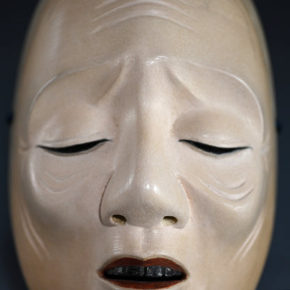 Onna Noh Mask named “UBA” which means an old woman