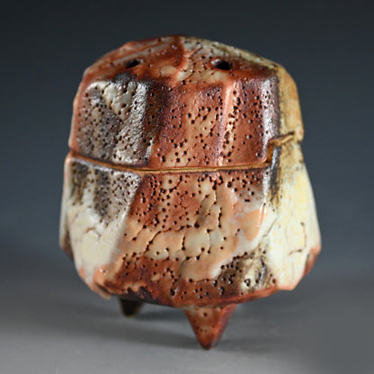 Red Shino Koro Incense Burner ー"赤志野香炉"