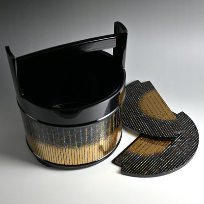 Contemporary Lacquer Mizusashi ー服部 峻昇 “水差 月の海”