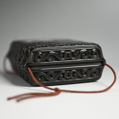 Important Tamakaji Zokoku I Published Carved Lacquer Inro