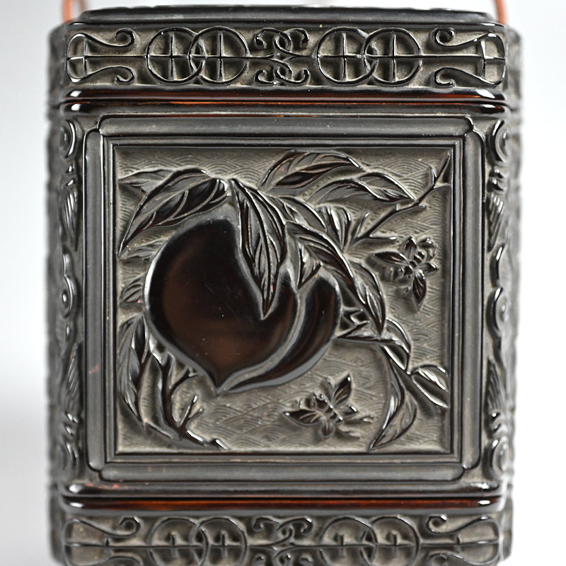 Important Tamakaji Zokoku I Published Carved Lacquer Inro