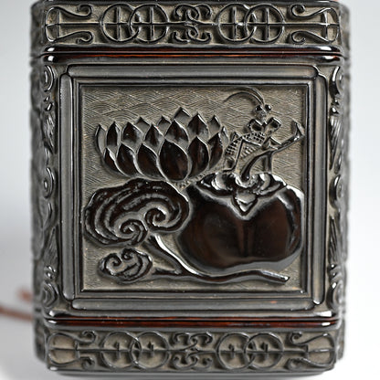 Important Tamakaji Zokoku I Published Carved Lacquer Inro
