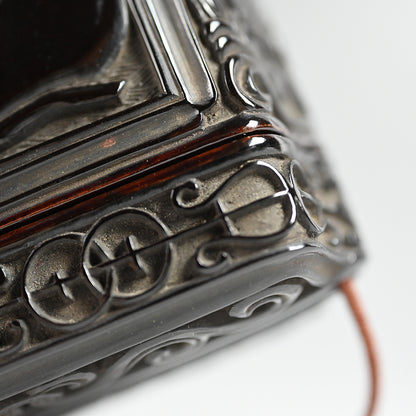 Important Tamakaji Zokoku I Published Carved Lacquer Inro