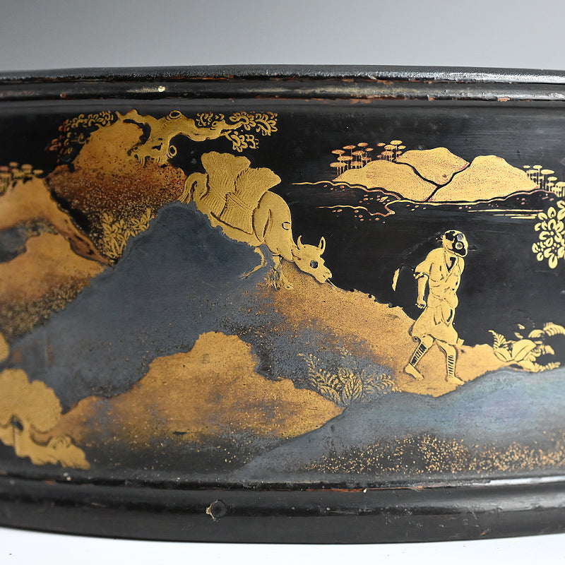 Ancient Japanese Lacquer Tray