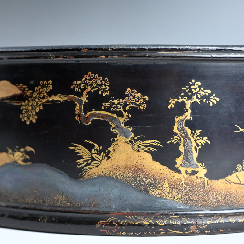 Ancient Japanese Lacquer Tray