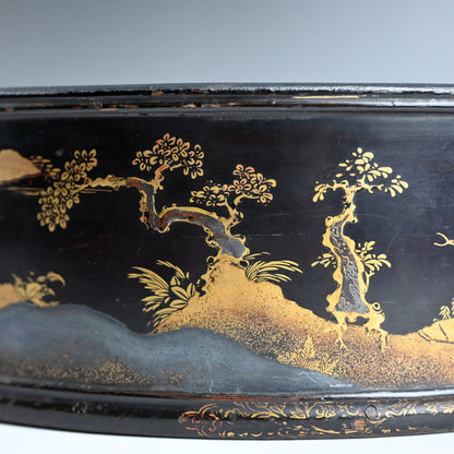 Ancient Japanese Lacquer Tray