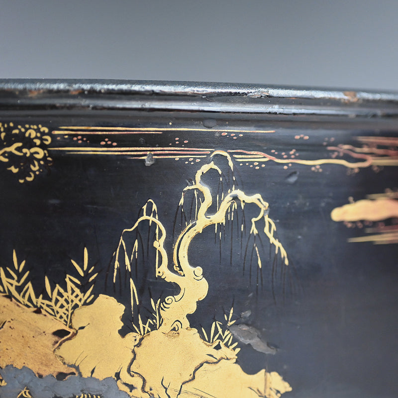 Ancient Japanese Lacquer Tray