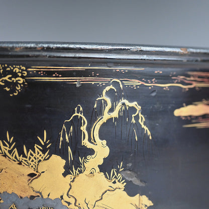 Ancient Japanese Lacquer Tray