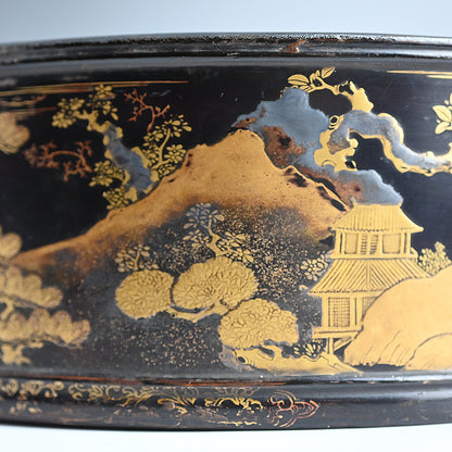 Ancient Japanese Lacquer Tray