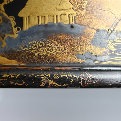 Ancient Japanese Lacquer Tray