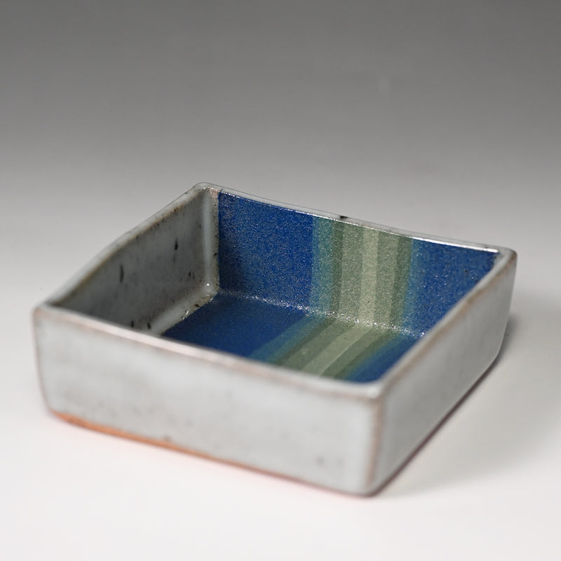 Rainbow Colored Clay Plate Set ー宮下 善繭 “彩泥 方器”