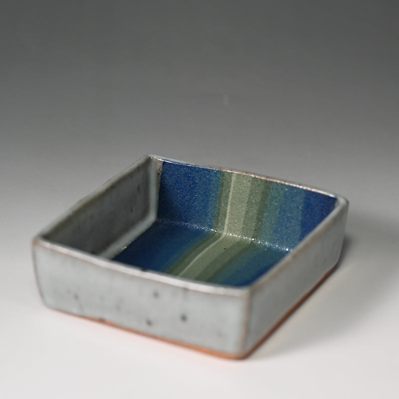 Rainbow Colored Clay Plate Set ー宮下 善繭 “彩泥 方器”