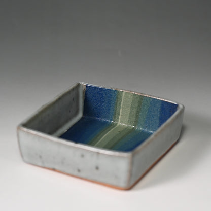 Rainbow Colored Clay Plate Set ー宮下 善繭 “彩泥 方器”