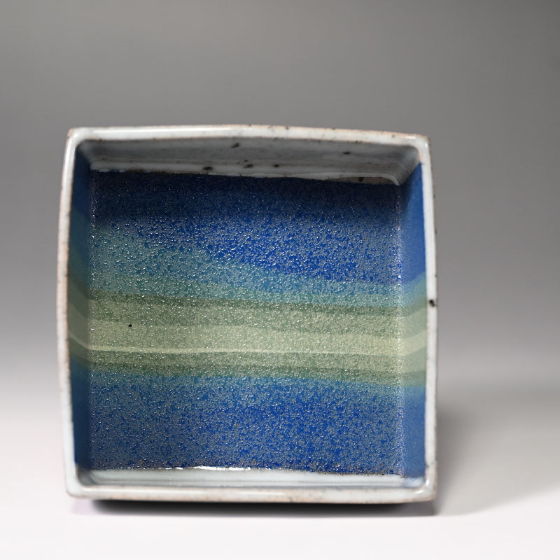 Rainbow Colored Clay Plate Set ー宮下 善繭 “彩泥 方器”