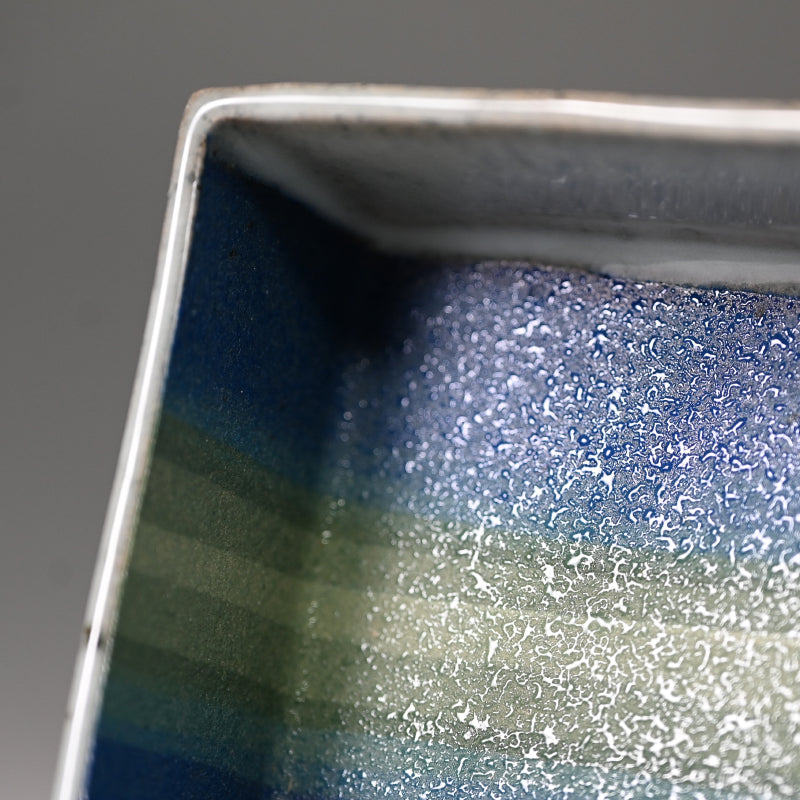 Rainbow Colored Clay Plate Set ー宮下 善繭 “彩泥 方器”