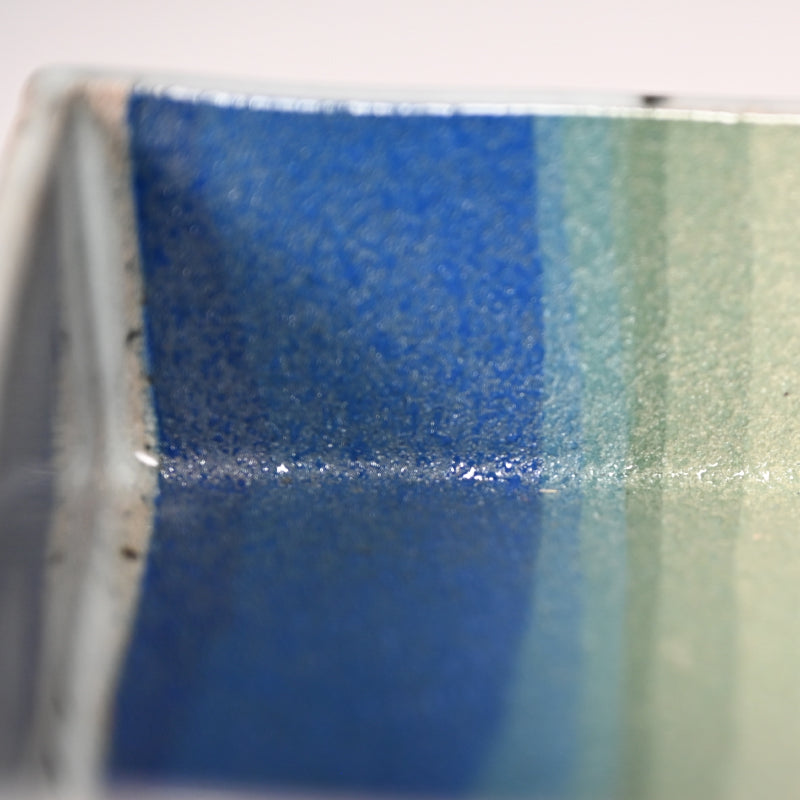 Rainbow Colored Clay Plate Set ー宮下 善繭 “彩泥 方器”