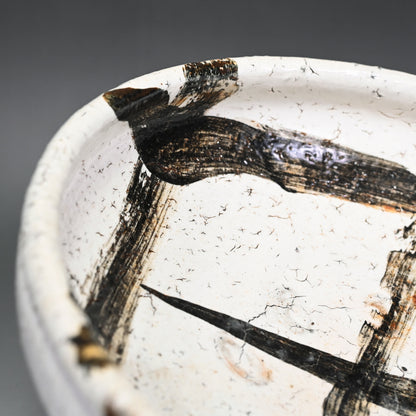 Fabulous Large Bowl ー中川 自然坊 “絵粉引唐津 鉢”