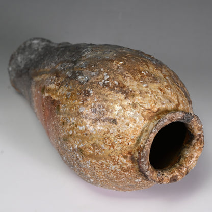 Iga Vase ー岸野 寛 “伊賀 焼〆花入”