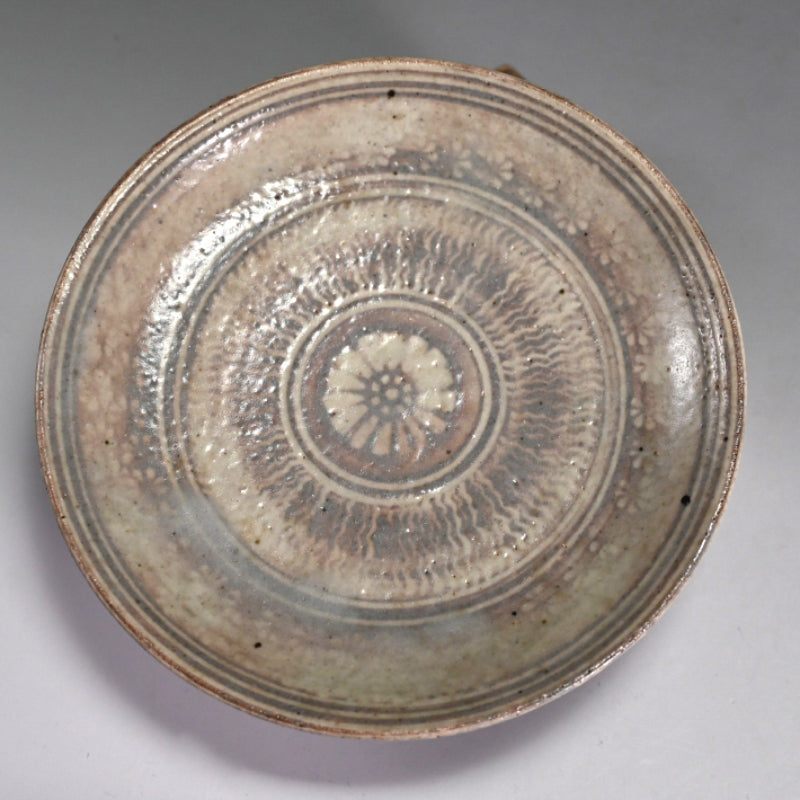 Mishima yaki Dish Set ー岡部 嶺男 “三島手皿”