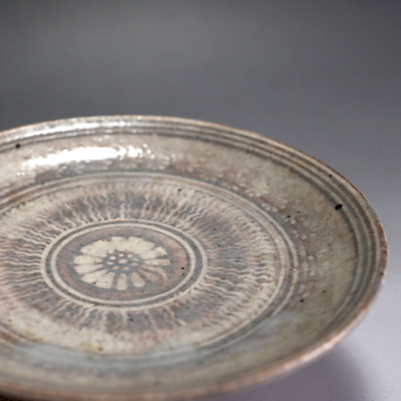 Mishima yaki Dish Set ー岡部 嶺男 “三島手皿”