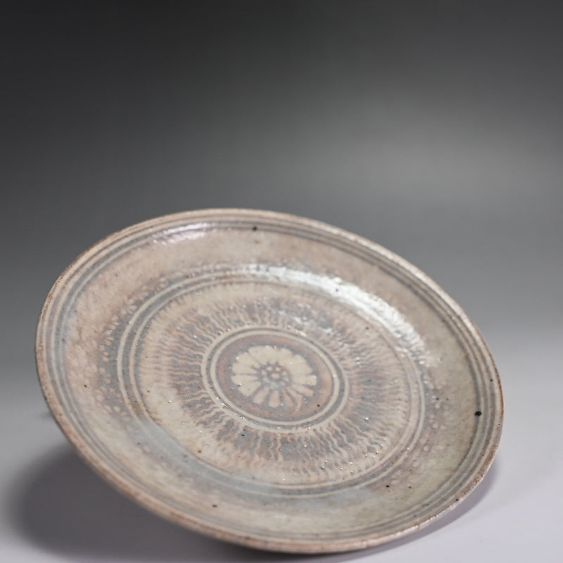 Mishima yaki Dish Set ー岡部 嶺男 “三島手皿”