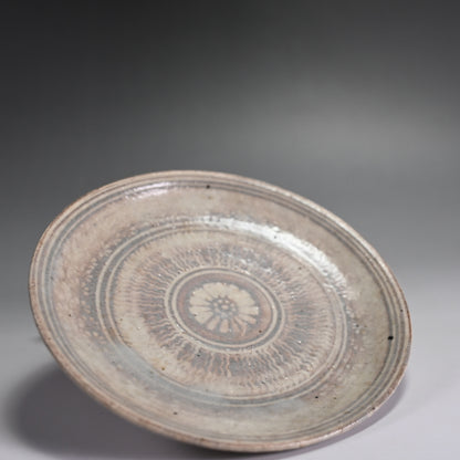 Mishima yaki Dish Set ー岡部 嶺男 “三島手皿”