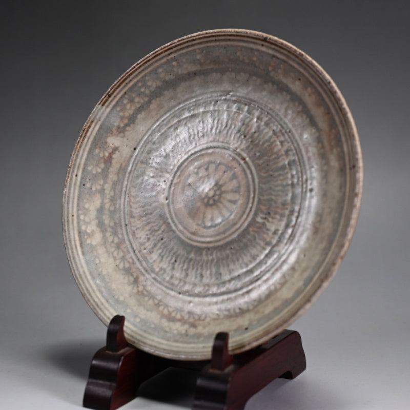 Mishima yaki Dish Set ー岡部 嶺男 “三島手皿”