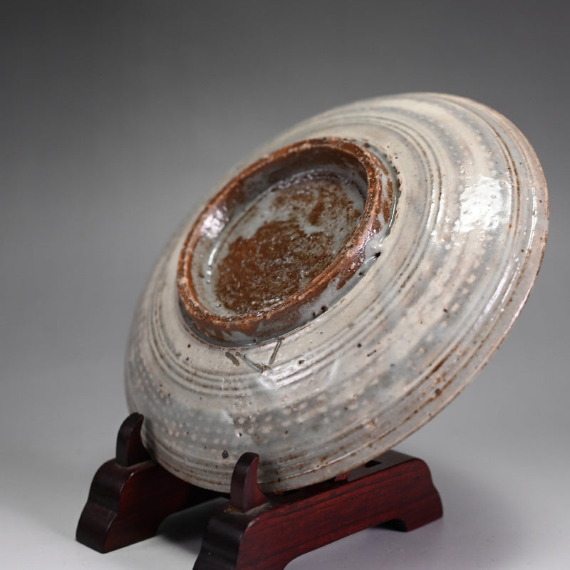 Mishima yaki Dish Set ー岡部 嶺男 “三島手皿”