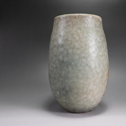 Gold & Siver Decorated Pottery Vase ー安田 全宏 “繫”