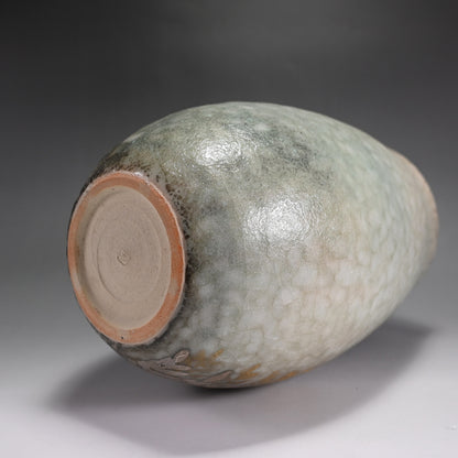 Gold & Siver Decorated Pottery Vase ー安田 全宏 “繫”