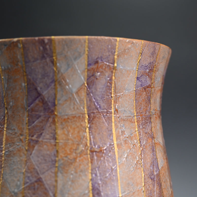 Contemporary Ceramic Vase ー吉田 幸央 “彩名金彩 花瓶”