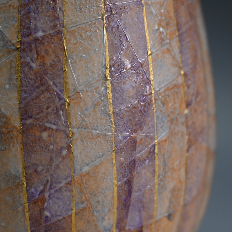 Contemporary Ceramic Vase ー吉田 幸央 “彩名金彩 花瓶”