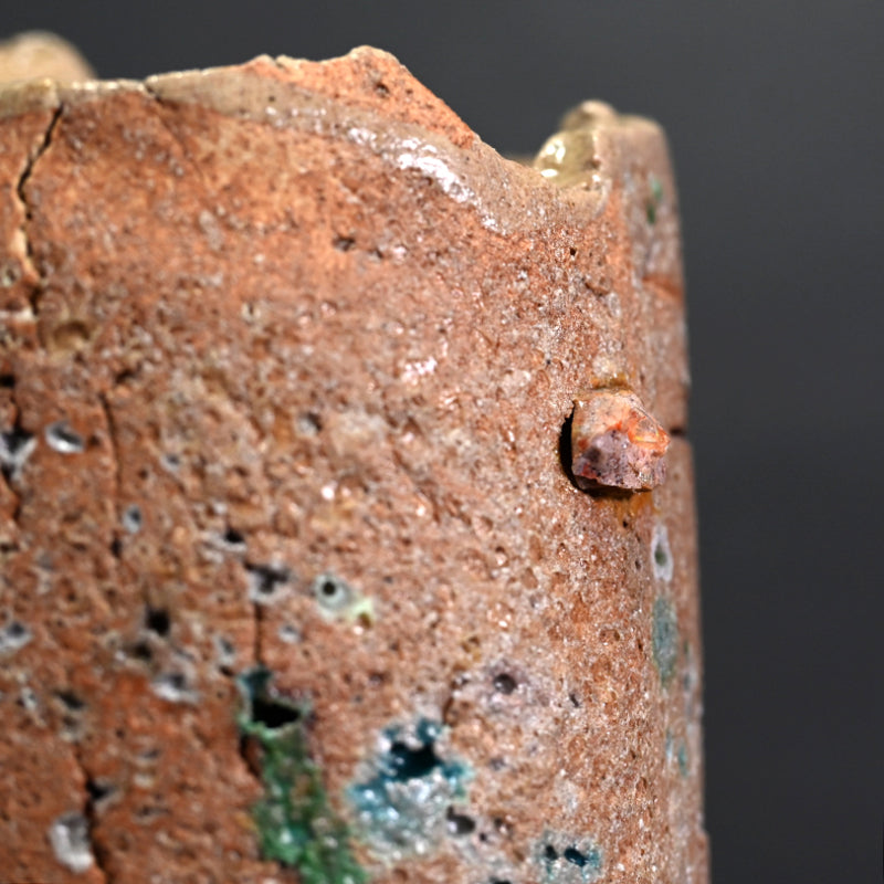 Wild Large Raw Clay Vase ー鈴木 青々 "彩砂磁 花瓶"