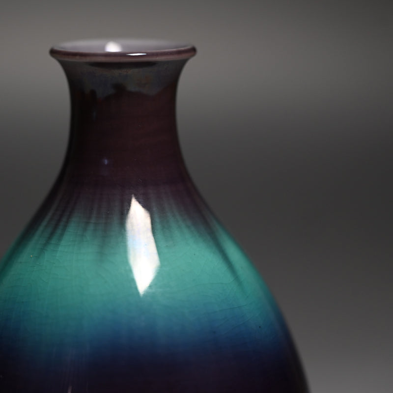 Tokkuri Sake Set ー三代 德田 八十吉 (正彦) “彩釉徳利”