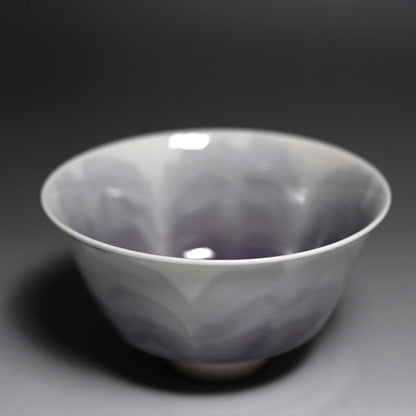 Tokuda Junko Sakura Chawan Tea Bowl ー四代 徳田 八十吉 “淡墨桜”