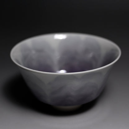 Tokuda Junko Sakura Chawan Tea Bowl ー四代 徳田 八十吉 “淡墨桜”