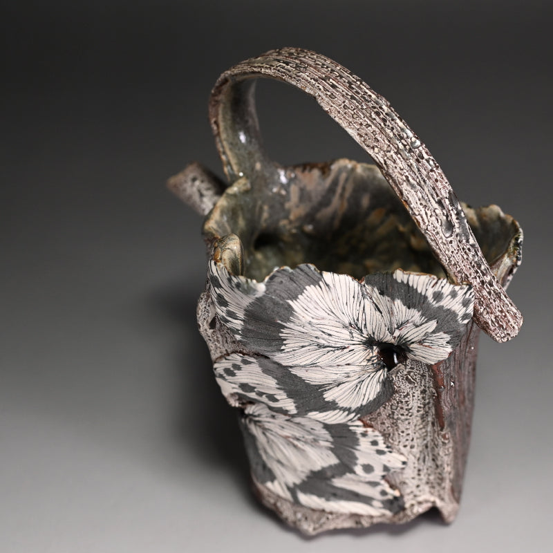 Ceramic Lead & Flower Ewer ー新宮 さやか "EWER"