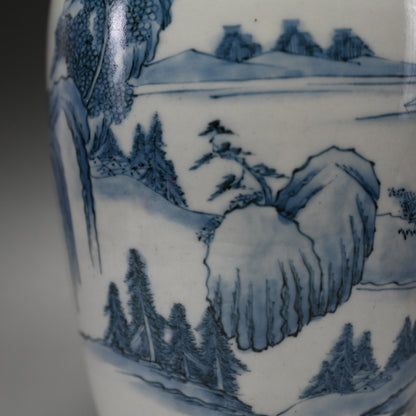 Fine Later Edo Hirado Porcelain Vase