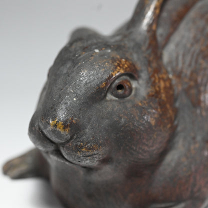 Bizen Saikumono Rabbit Okimono