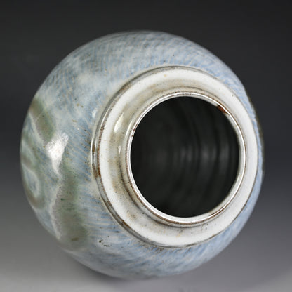 Breathtaking LNT Tsubo ー島岡 達三 "白釉象 流文壺"