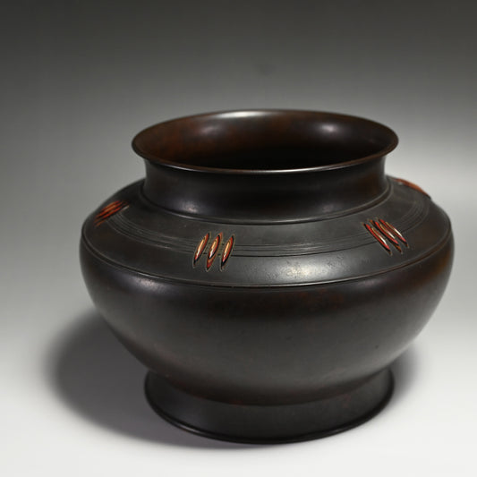Art Deco era Bronze Vase ー山本 純民